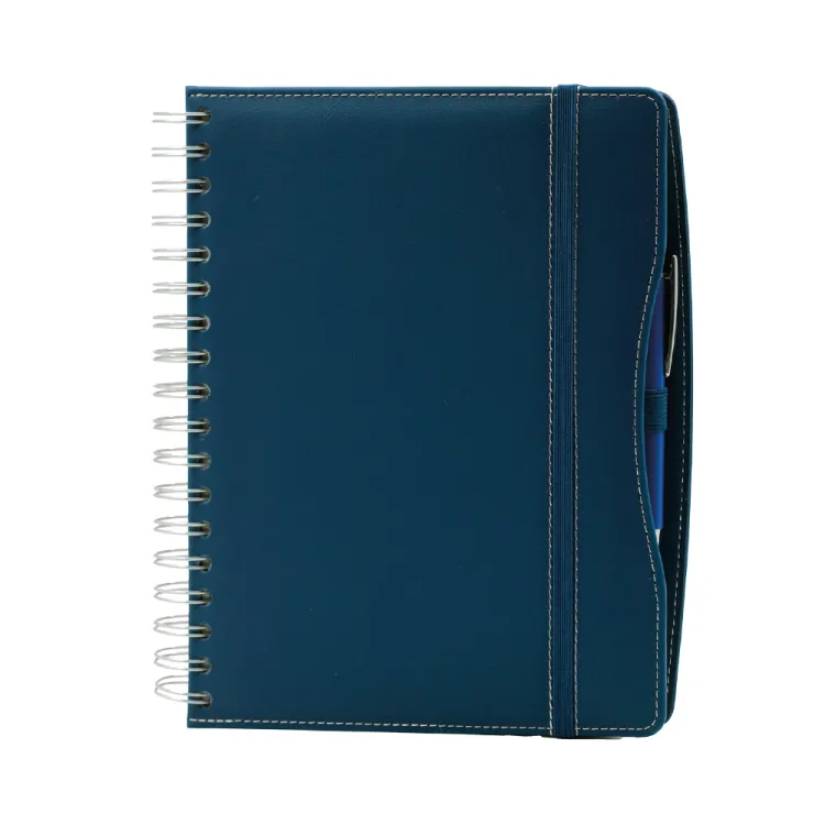 19*24 SPİRALLİ GÜNLÜK AJANDA LACİVERT - 1