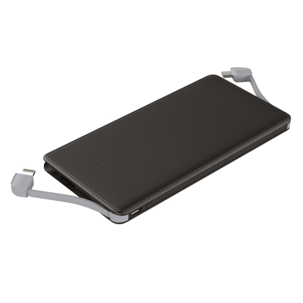 Promosyon ÇÝFT ÇIKIÞžLI DERÝ POWERBANK SÝYAH