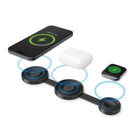 3'Ü 1 ARADA KATLANABİLİR KABLOSUZ ŞARJ - 2