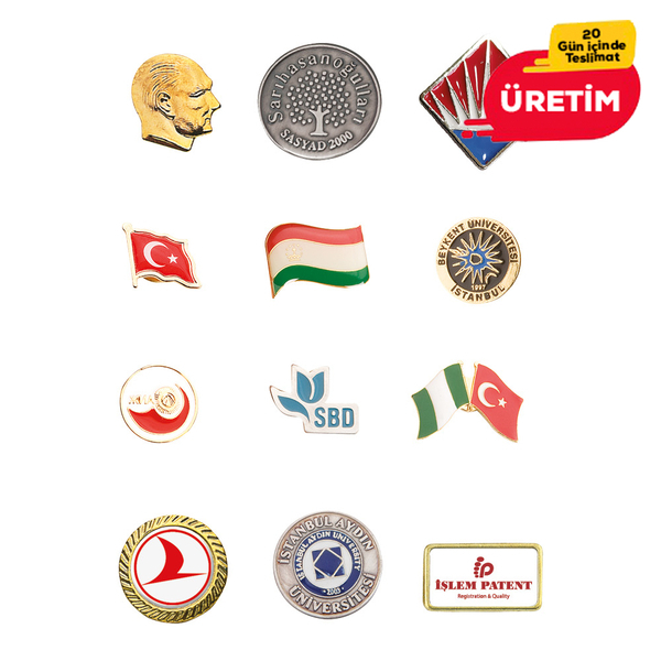 Promosyon ÖZEL TASARIMLI METAL ROZET