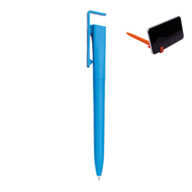 KORİN TELEFON STANDLI KALEM MAVİ 
