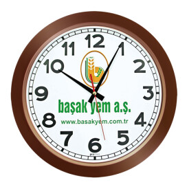 GALAKSİ DUVAR SAATİ AHŞAP (38 CM) 