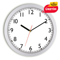ORÇUN DUVAR SAATİ GÜMÜŞ (35 CM) - 2