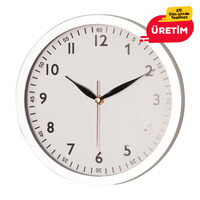 SÖNMEZ DUVAR SAATİ GÜMÜŞ (25 CM) - 2