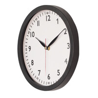 SÖNMEZ DUVAR SAATİ SİYAH (25 CM) 
