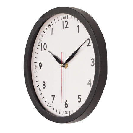 SÖNMEZ DUVAR SAATİ SİYAH (25 CM) - 1
