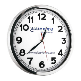  - GLORY METAL DUVAR SAATİ BEYAZ (35 CM)