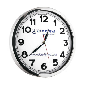  - GLORY METAL DUVAR SAATİ BEYAZ (30 CM)