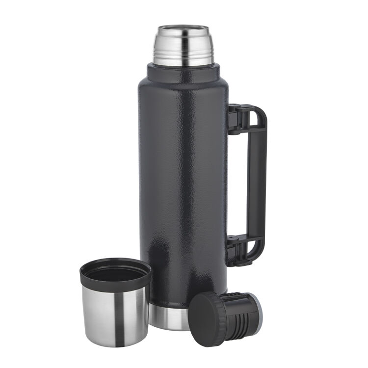 55341 SY - BARDAKLI TERMOS 1.450 ML SİYAH - 2