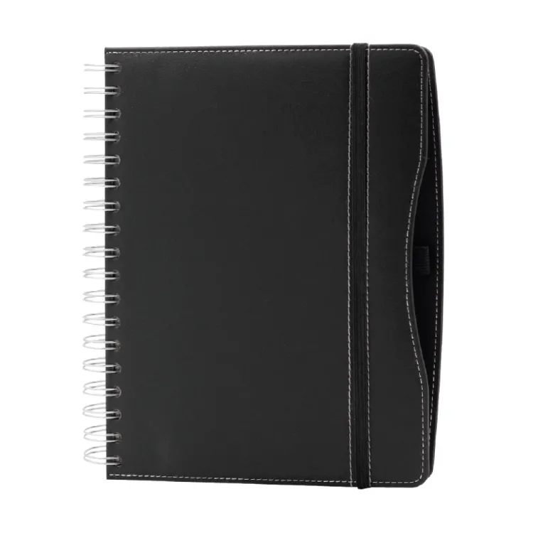 70121 SY - 19*24 SPİRALLİ GÜNLÜK AJANDA SİYAH - 1