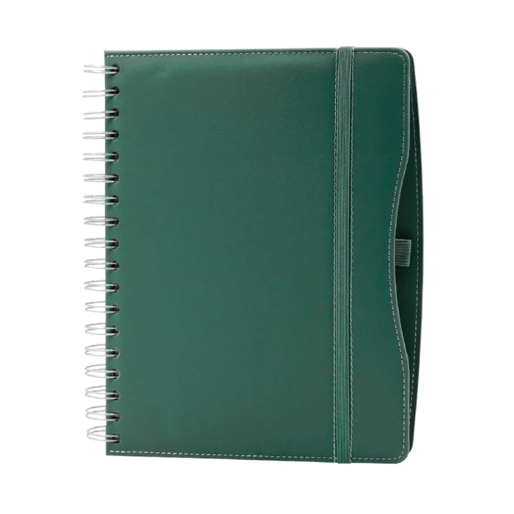 70121 YS - 19*24 SPİRALLİ GÜNLÜK AJANDA YEŞİL - 1