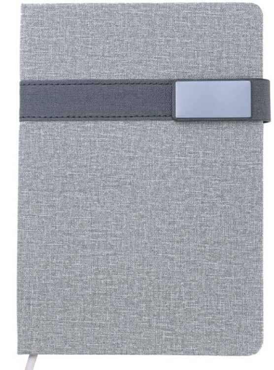 14,5 x 21 FULYA TARİHSİZ AJANDA GRİ - 1