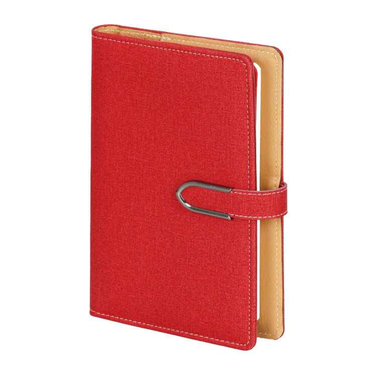 70401 KR - 14,5x23 MARMARA KILIFLI TARİHSİZ AJANDA KIRMIZI - 1