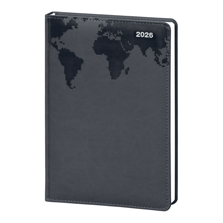 70496 SY - 17*24 KANDİLLİ GÜNLÜK AJANDA SİYAH - 1