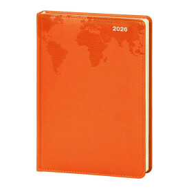 17x24 KANDİLLİ GÜNLÜK AJANDA TURUNCU 