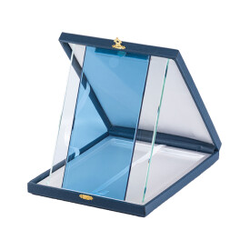 90242 MV - KRİSTAL PLAKET MAVİ - 