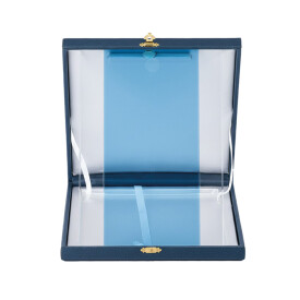 90242 MV - KRİSTAL PLAKET MAVİ - 2