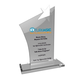 90326 - KRİSTAL PLAKET - 