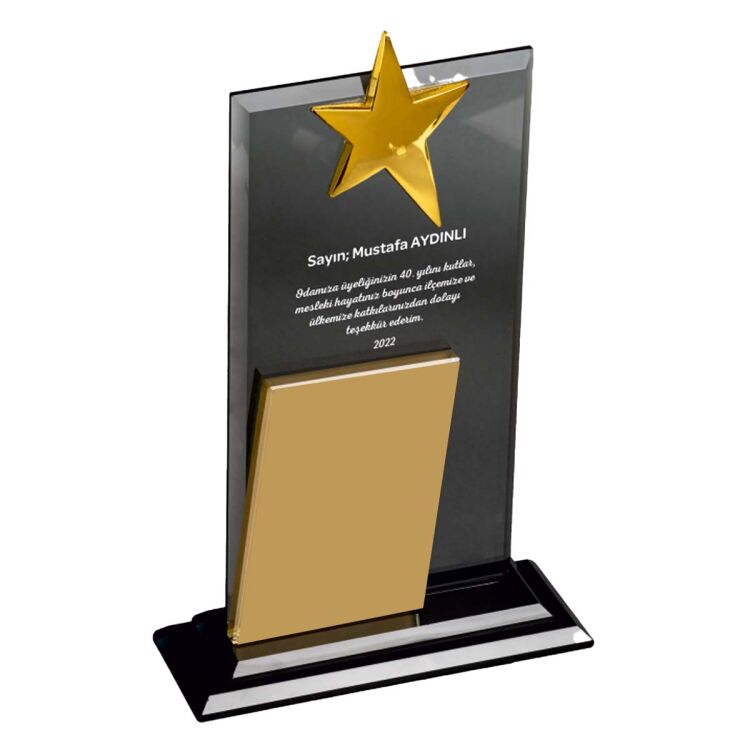 90608 - KRİSTAL PLAKET - 1