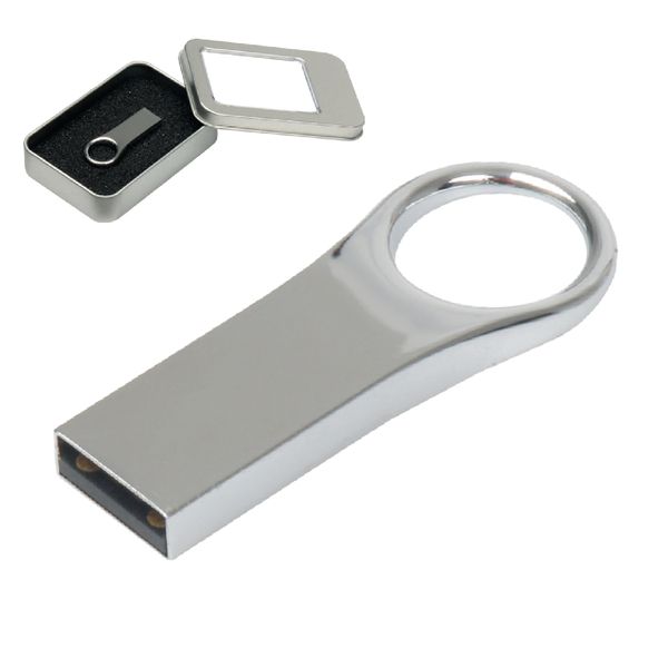 BADE USB PARLAK GÜMÜŞ - Promosyon Usb - Promosyon Ürünler