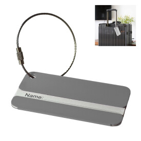 BAGAJ ETİKETİ FÜME - 