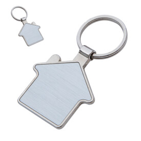 ÇİFT YÖN EV ANAHTARLIK GÜMÜŞ - 