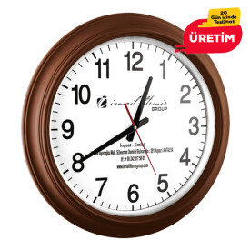 OPAK DUVAR SAATİ AHŞAP (46 CM) - 2
