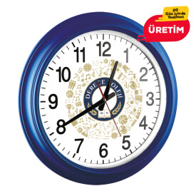 OPAK DUVAR SAATİ LACİVERT (46 CM) - 2