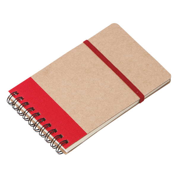 Promosyon 9x14 KRAFT NOT DEFTERÝ KIRMIZI