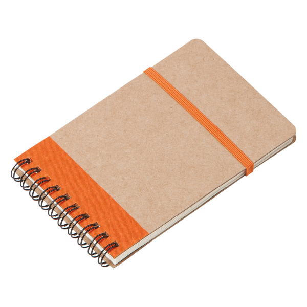 Promosyon 9x14 KRAFT NOT DEFTERÝ TURUNCU